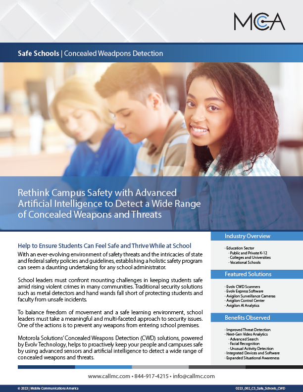 Advanced Weapon Detection Systems Mca Security Solutions