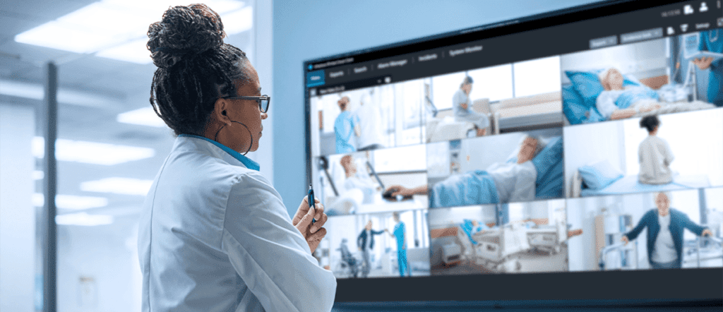 hospital security using XProtect Hospital Assist for comprehensive patient monitoring and care