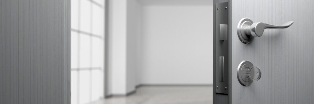 a commercial security door, essential for protecting assets, ensuring compliance, and creating efficient operational workflows