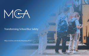 students getting on a school bus rely upon reliable school bus communication, real-time GPS tracking and other school transportation solutions to ensure school bus safety
