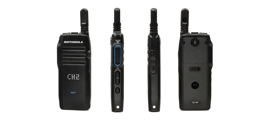 Motorola TLK 100 Radio Product Image Montage