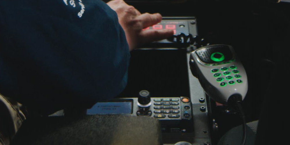 APX 8500 Two Way Mobile Radio Installed in MCA Demo Vehicle