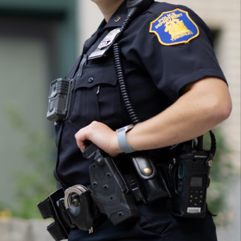 Legacy APX 4000 (Discontinued Model) On Police Officers Belt