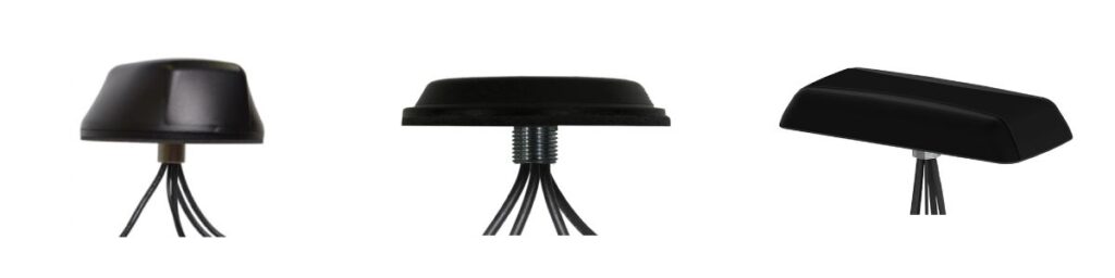 Railway Antenna Image Montage for Passenger Wi-Fi Applications