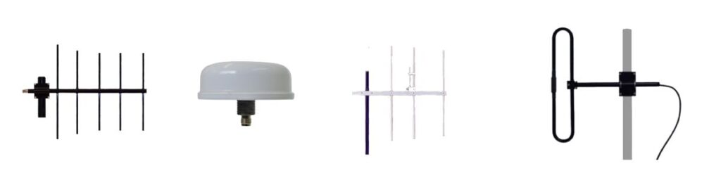 Railway Antenna Image Montage for Positive Train Control Applications