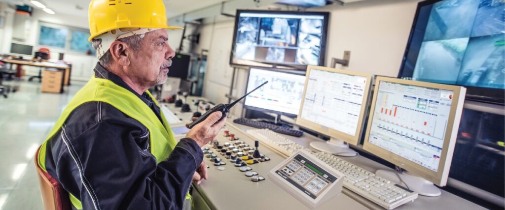 Whelen E969 Encoder on Industrial Control Center Desktop