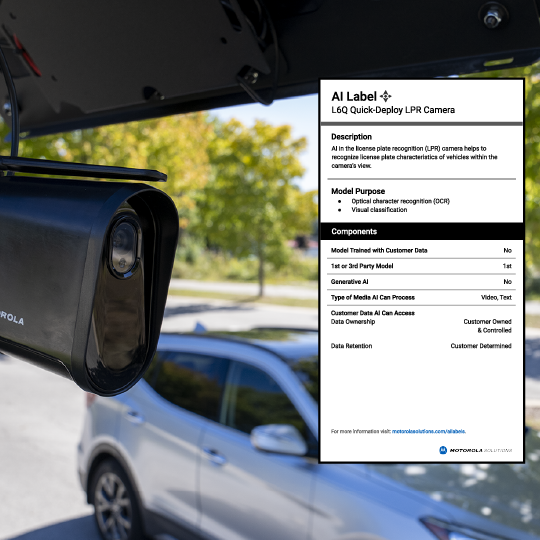Motorola L6Q AI Label