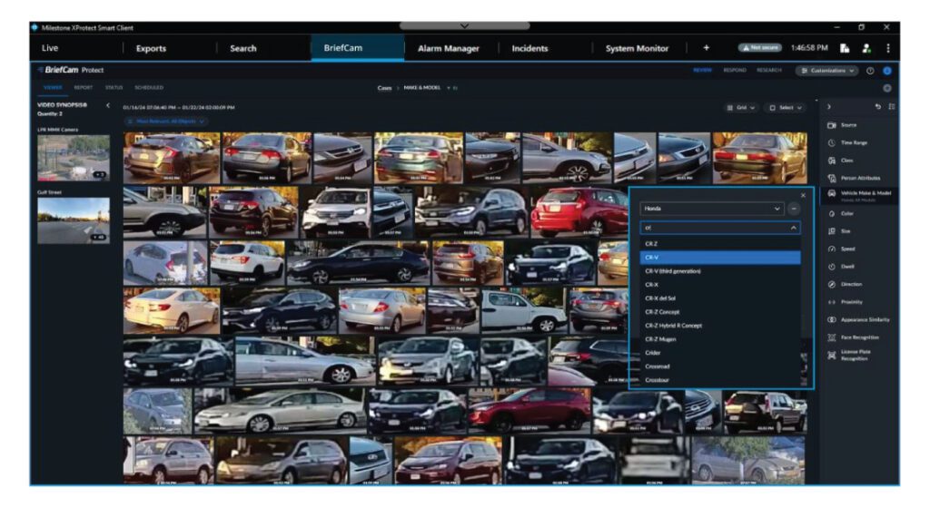 Milestone LPR Desktop Screenshot