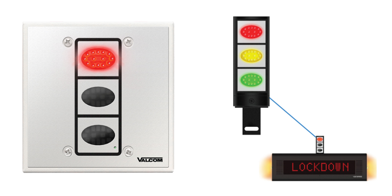 Valcom Threat Level Indicators