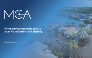 a neighborhood devastated by hurricane flooding showing the need for hurricane alerting systems