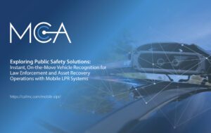 a mobile ALPR solution mounted to a law enforcement vehicle.