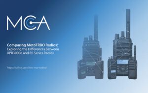 MOTOTRBO R5 and Motorola XPR 3000e two-way radios