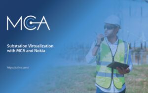 engineer assisting with substation virtualization
