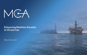 FPSO tanker vessel near offshore oil rig platform.