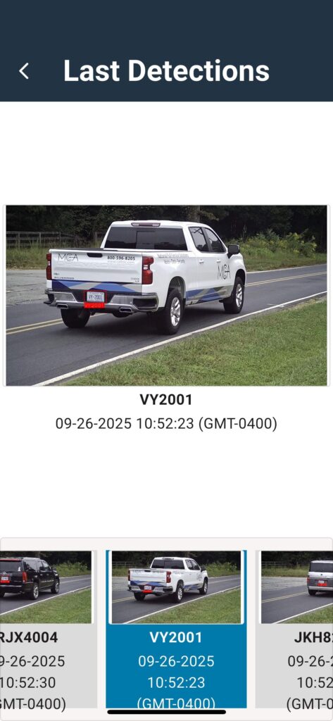 A list of vehicles that matched a specific prompt using Assist AI in VehicleManager 8.0.