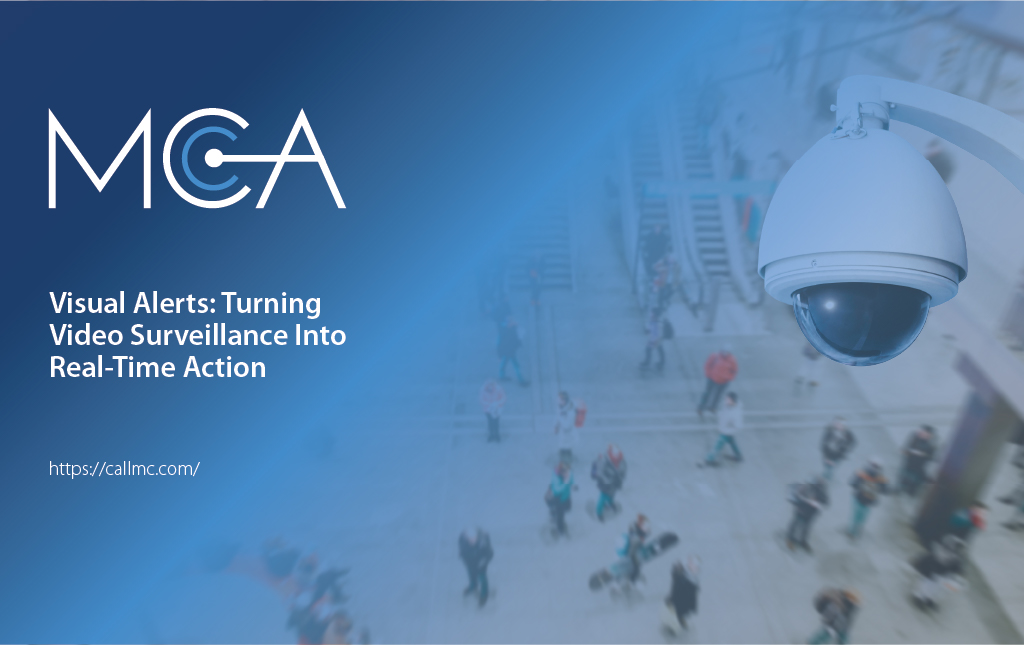 A surveillance camera watches over a crowded train station.
