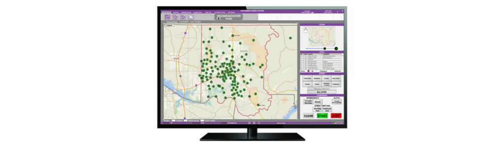 Motorola Solutions' OptiWarn siren solution.